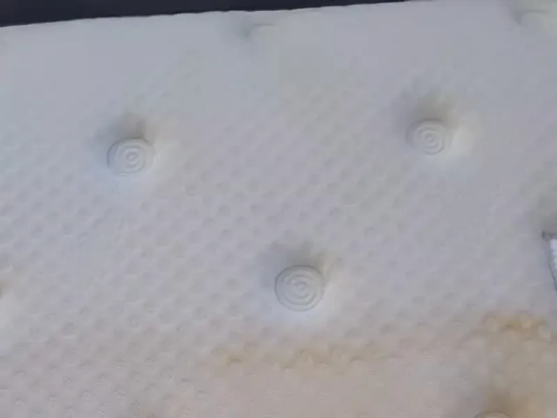 Close-up of mattress cleaning wand extraction